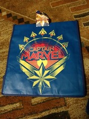 Marvel CAPTAIN MARVEL Reusable Tote Shopping Bag (13″ x 13″ x 6.75″ ) NWT