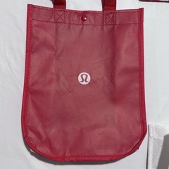 Lululemon Reusable Bag Lot Small Logo White Red Silver Love Yoga GC Zip Pouch