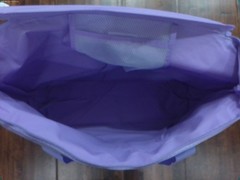 TRADER JOE’S NEW SPRING 2026 LARGE PURPLE REUSABLE INSULATED BAG up to 8 gallon