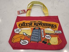 Trader Joe’s Cheese Experience Cheese Adventures Canvas Reusable Shopping Bag S…
