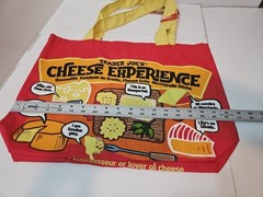 Trader Joe’s Cheese Adventures Cheese Themed 100% Cotton Reusable Tote Bag NWT