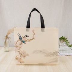 Reusable Canvas Grocery Shopping Convenient Tote Bags Non Woven Cloth for Women