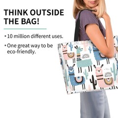 Large Beach Tote Bag Women Reusable Grocery Handbag Travel Shopping Casual