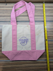 Trader Joe’s Mini Tote Bag Pink – NWT – Retail Store
