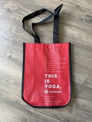New Lululemon reusable Shopping Holiday Lunch Tote small 9.5*12 inches