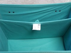 COLLAPSIBLE LARGE FOLDABLE TOTE SHOPPING GROCERY BAG LUCKY SUPERMARKET INSTORE