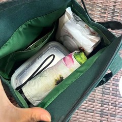 New Starbucks* Canvas Tote Handy Lunch Bag Eco-friendly Tote Shopping Bags Green