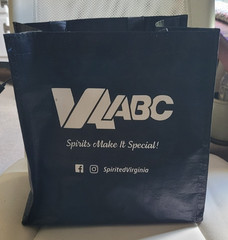 Virginia ABC Gift Bag 11″x11″x7″ Spirited Virginia Envi Reuseable Travel Tote