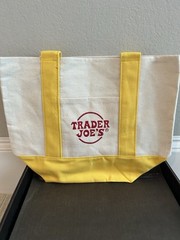 Trader Joe’s Mini Canvas Reusable Tote bags, SET of all 8, Basic and Pastel, NWT