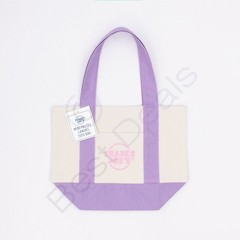 Trader Joe’s Mini Pastel Canvas Tote Bag Set Of 4 Colors Limited (New With Tag)