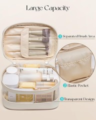 Vlando Travel Jewelry Case & Makeup Bag