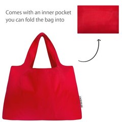 Large & Small Foldable Tote Nylon Reusable Grocery Bags Set Of 2