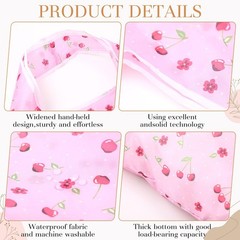 46 Pcs Foldable Reusable Grocery Bags Bulk Machine Washable Waterproof Shoppi…