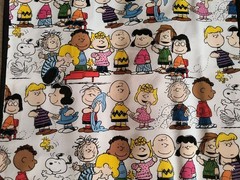 Peanuts Gang Charlie Brown White X-Large Reusable Shopping Gift Bag with Handle