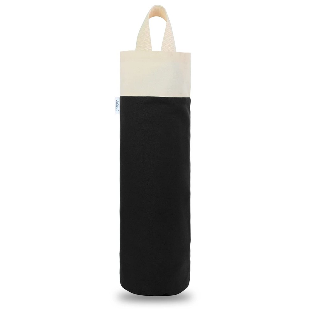 LeCorner Plastic Bag Holder, Wall Mount Grocery Holder for Basic Black