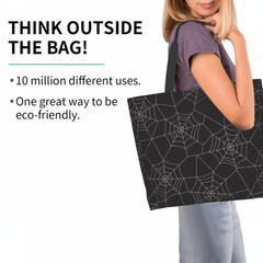 Large Reusable EcoFriendly Shoulder Handbag Portable Storage Shopping Tote