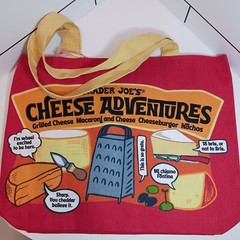 Trader Joe’s New Design NWT Cheese 🧀 Bag! Wash, Fold, Reuse And Shop In Style!