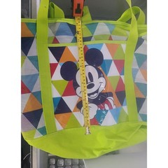 Disney Store Mickey Mouse Summer Fun Geometric Mesh Beach Tote Bag Large