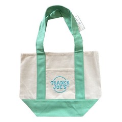 Trader Joe’s 2026 Mini Pastel Canvas Tote Bag Set Of 4 IN HAND READY TO SHIP!!!!