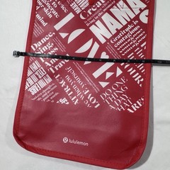 Lululemon Reusable Bag Lot Small Logo White Red Silver Love Yoga GC Zip Pouch