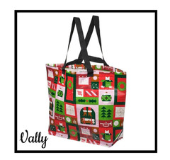 IKEA Bag Reusable Shopping Vinterfint Xmas NEW 17 ¾x17 ¾” 10 gal 906.056.65