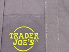 Trader Joe’s Halloween Mini Tote Bag 13 x 11 Inches Set Of 2 Lavender/Black New