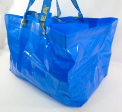 Frakta 10 Gal. Medium Blue Tote IKEA 606.111.11 Reusable Grocery Laundry Storage