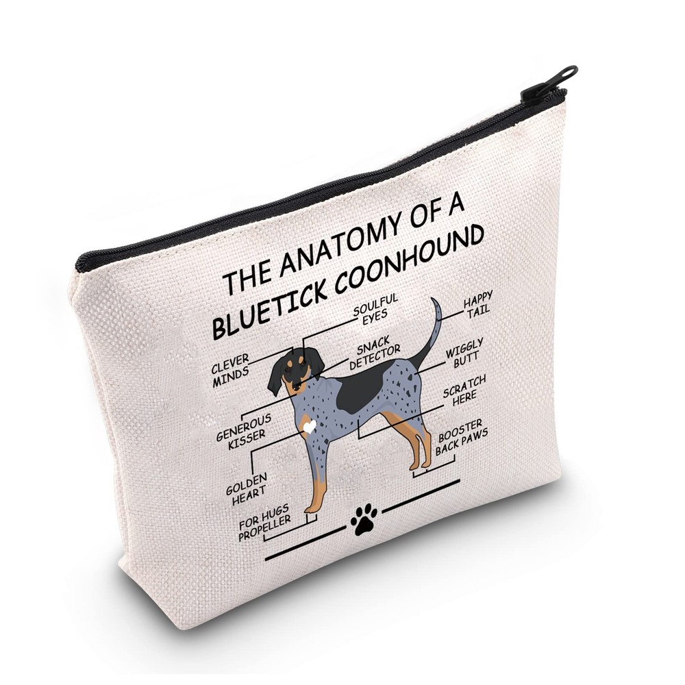 LEVLO Funny Bluetick Coonhound Lovers Gifts The Anatomy of