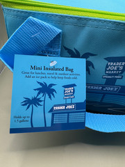 Trader Joe’s Mini Insulated Bag (Blue)