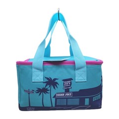 NEW! Trader Joe’s MINI Lunch Tote Bag Insulated New Summer 2026-Blue/Purple/Pink