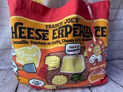 Lot of Trader Joe’s Bag Bundle 4 TOTAL Canvas Cheese Comfort Foods Philadelphia
