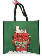 Peanuts Snoopy Christmas🎄 X-Large Reusable Shopping Gift Bag with Handle 🆕