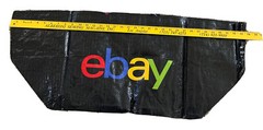 eBay IKEA style Frakta Large Black w/ Logo Tote Shopping Bag eBayana