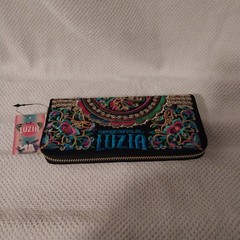New Cirque Du Soleil – Luzia – Small colorful embroidered clutch, purse-8x4x1