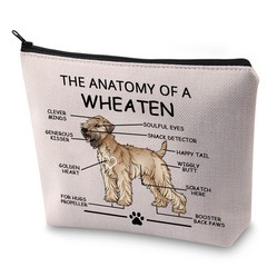 LEVLO Funny Terrier Dog Lovers Gifts The Anatomy of A Wheaten Clever