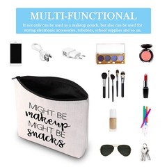 GJTIM Novelty Cute Makeup Cosmetic Bag Might Be MAKEUP SNACKS