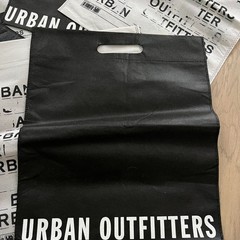 Urban Outfitters Reusable Shopping Tote Bag Gray & Black lot of 7
