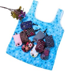 Foldable Reusable Grocery Shopping Tote Bags, 6 Pack Eco-friendly Travel Recy…