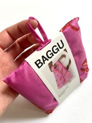 NEW! Baggu STANDARD BAG in “Pink Lobster” — Washable Recyc. Nylon SOLD OUT/RARE!