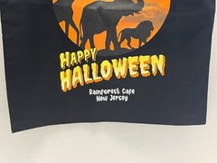 RARE Rainforest Cafe Happy Halloween Boo Crew Tote Bag New Jersey Exclusive