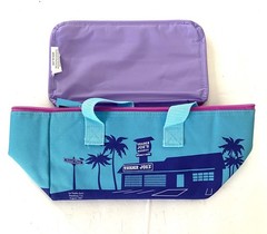 Trader Joe’s newest limited edition mini insulated bag blue and purple