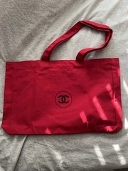 CHANEL BEAUTY No 1 Novelty Red Canvas Tote Bag NEW VIP GIFT RARE!