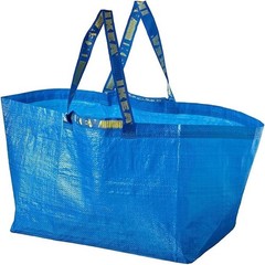 Pack of 4 IKEA Shopping Bag Blue Large Sturdy Laundry, Grocery – 172.283.40