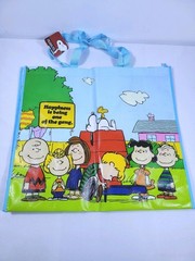 Peanuts Gang New Reusable Shopping Bag Grocery Travel Bag 19.5″x17.5″x7.25″