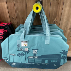 NWT! Dusty Blue Large Trader Joe’s Insulated Cooler Bag
