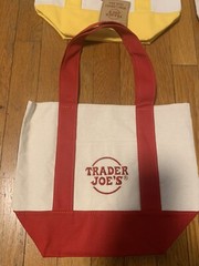 🌟Trader Joe’s Mini Canvas Reusable Tote Bags Set All 4 Colors Limited 2024 NWT