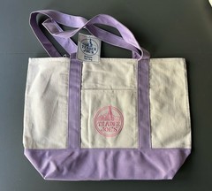 Trader Joe’s Lavender Canvas Reusable Limited Release Tote Shopping Bag