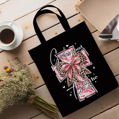 Religious Canvas Tote Bag, Inspirational Christian Gifts for Women Female Chr…
