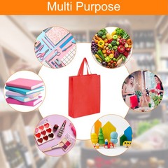 40Pcs Non-Woven Tote Bags, Reusable Gift Tote Bags 11.8 x 15 Inch 8 Color Mixed