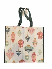 Marshall’s Reusable Tote Bag ~ 19″ X 18″ X 8″ Christmas Ornaments Holiday Theme